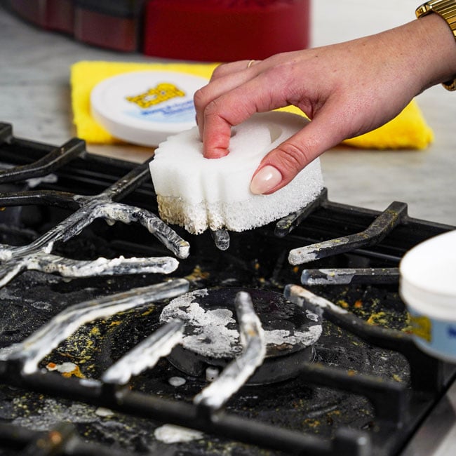 Scrub Daddy Stove & Cooktop Cleanser With Scrub Mommy - Image 2