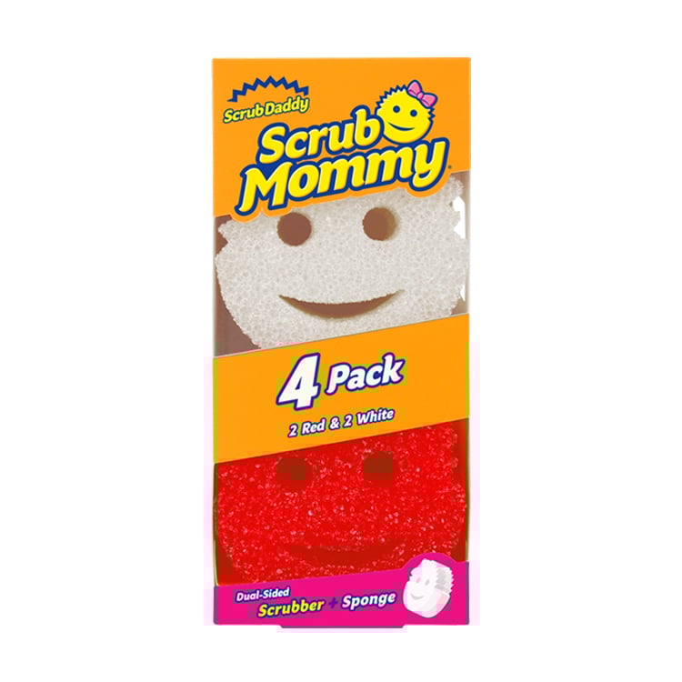 Scrub Mommy 4 Count C Red And White