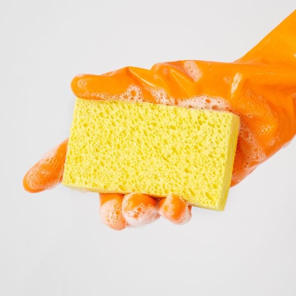 Scrub Daddy Lemon Scented Latex Gloves - Image 5